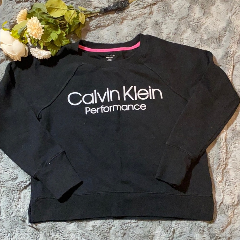 Black Calvin Klein Performance sweater